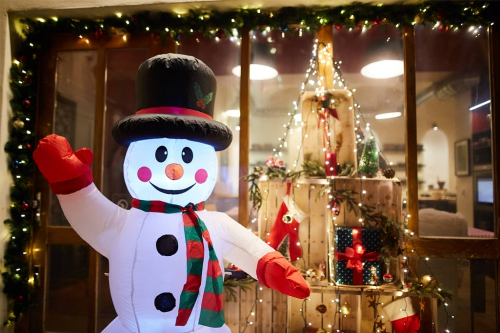 inflatable snowman Christmas decoration